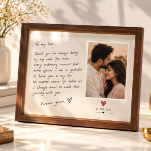 Real Handwriting Engraved Frame